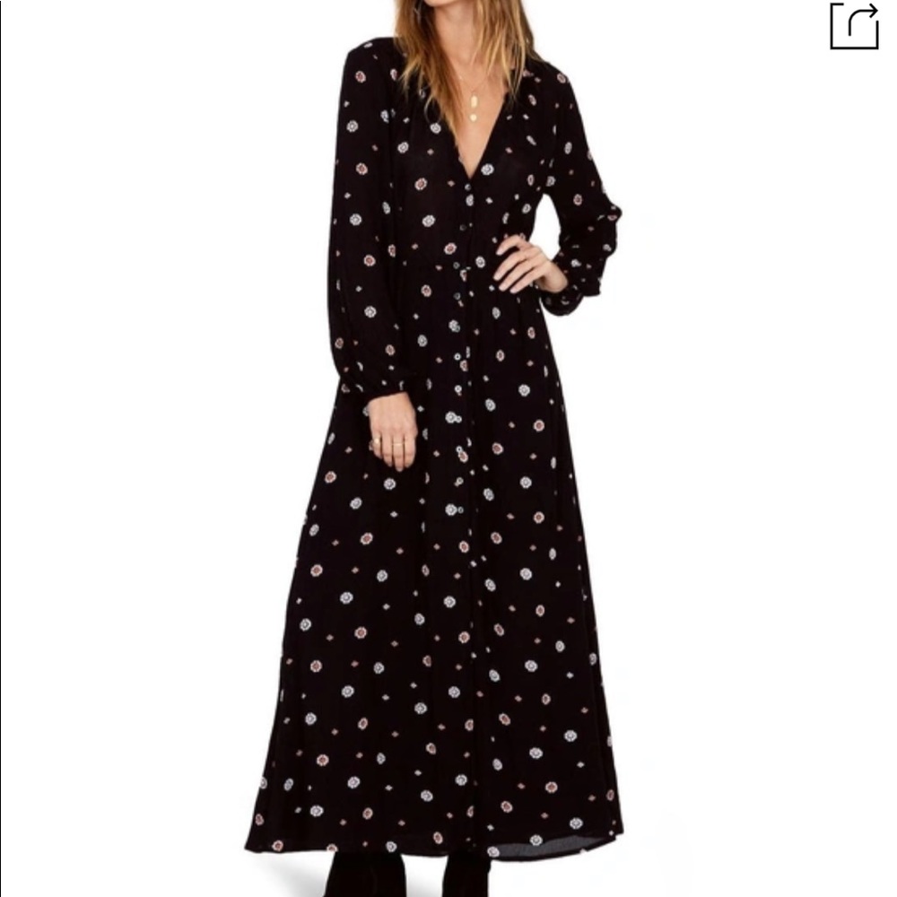 Amuse Society Bel Air Print Maxi Dress